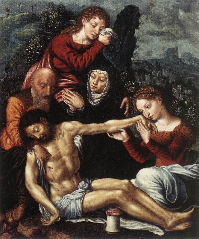 HEMESSEN, Jan Sanders van The Lamentation of Christ sg oil painting picture